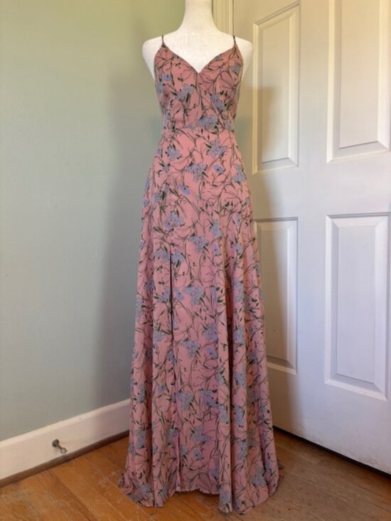 Astr Dresses & Skirts - ASTR The Label Pandora Pink/Blue Floral Maxi Dress Size Large